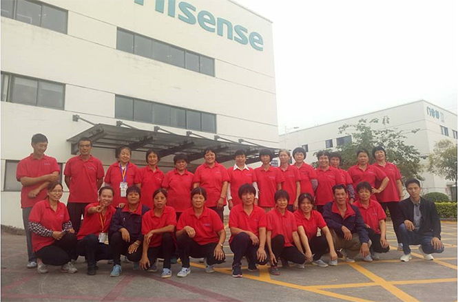 海信集團十萬平方企業保潔案例