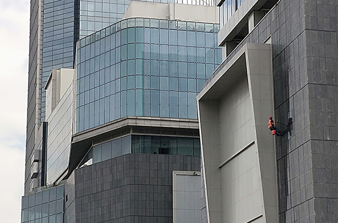 中山小欖海港城外墻清洗防水 中山小欖海港城外墻清洗防水