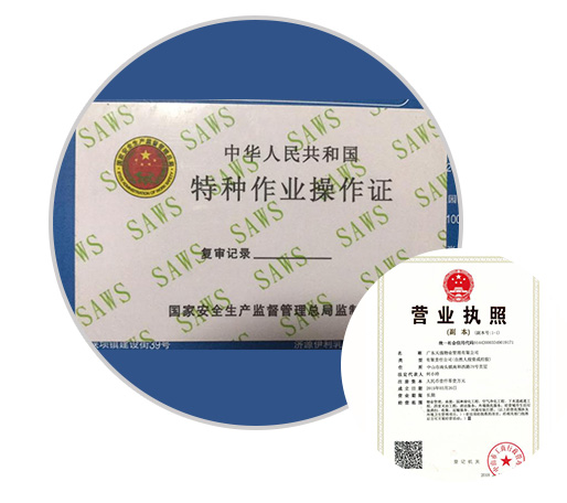 公司榮譽，誠信合作信譽企業