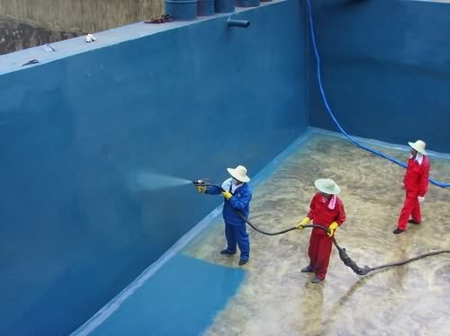 水池防漏水滲水材料聚脲(圖1) 水池防漏水滲水材料案例